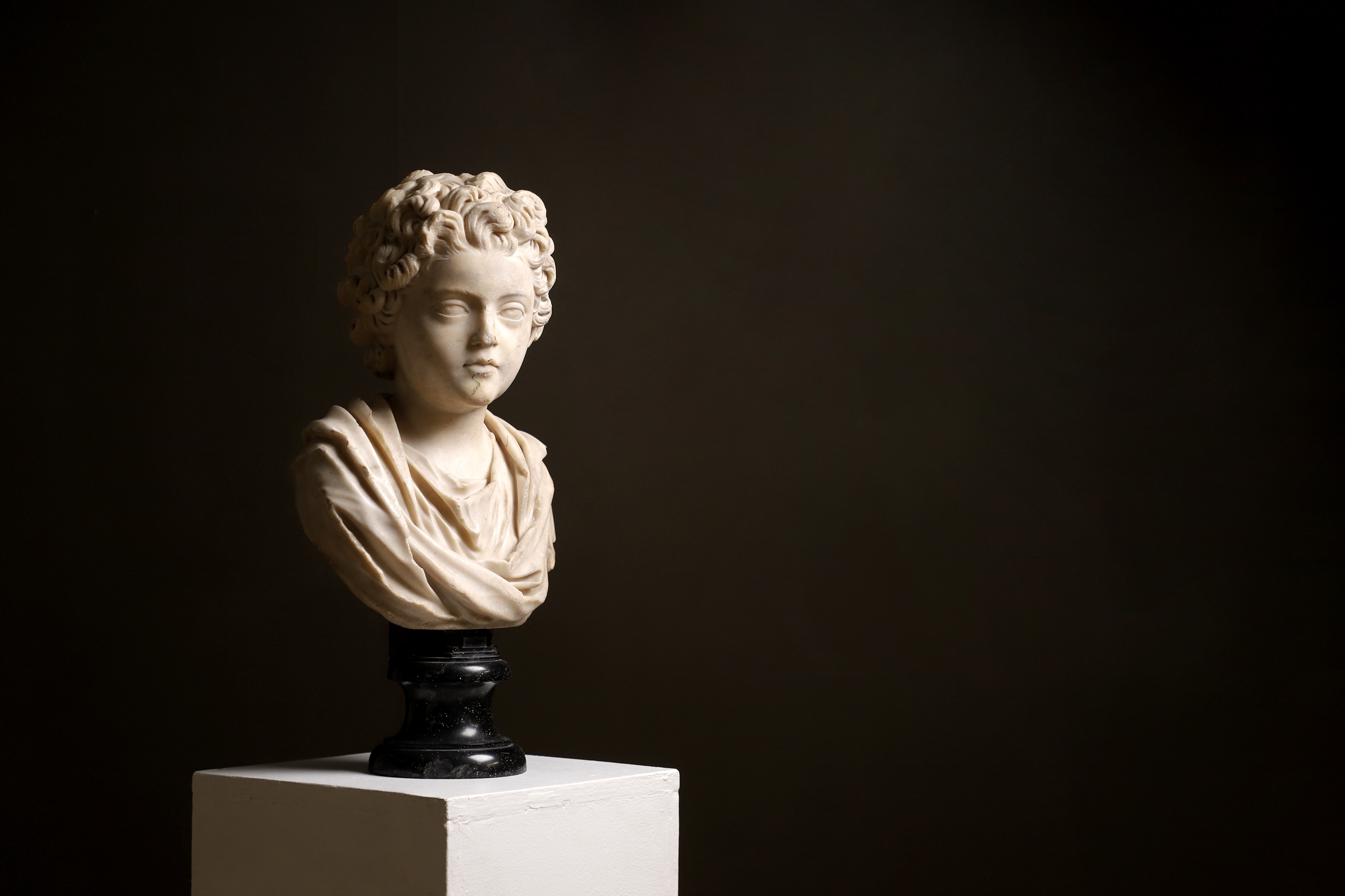 A Roman marble portrait bust of an Antonine prince (£30,000-50,000)